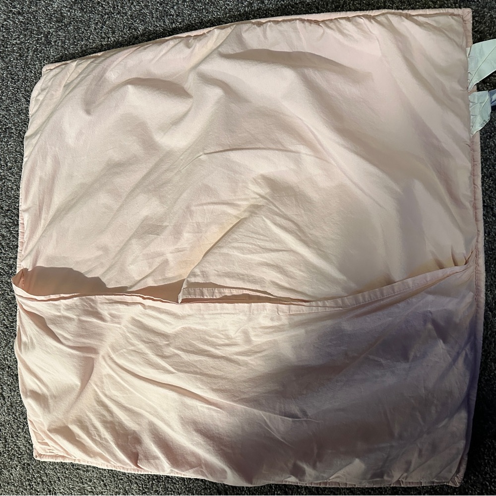 Ruched Rosette Euro Sham Cover - Picture 3 of 3